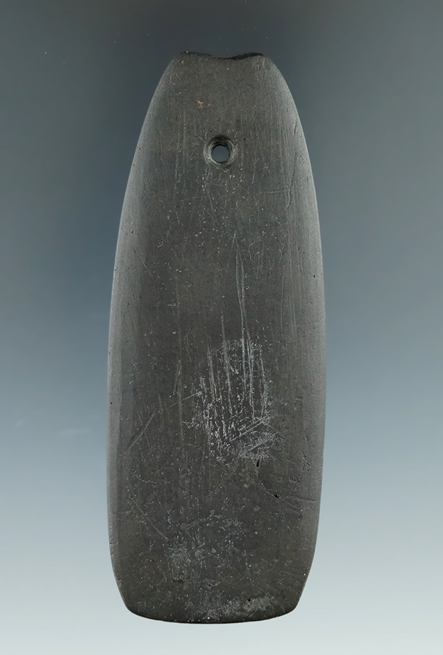 3 1/2" Thin and fine Hopewell Pendant found in Crawford Co., Ohio, North of Lykens.