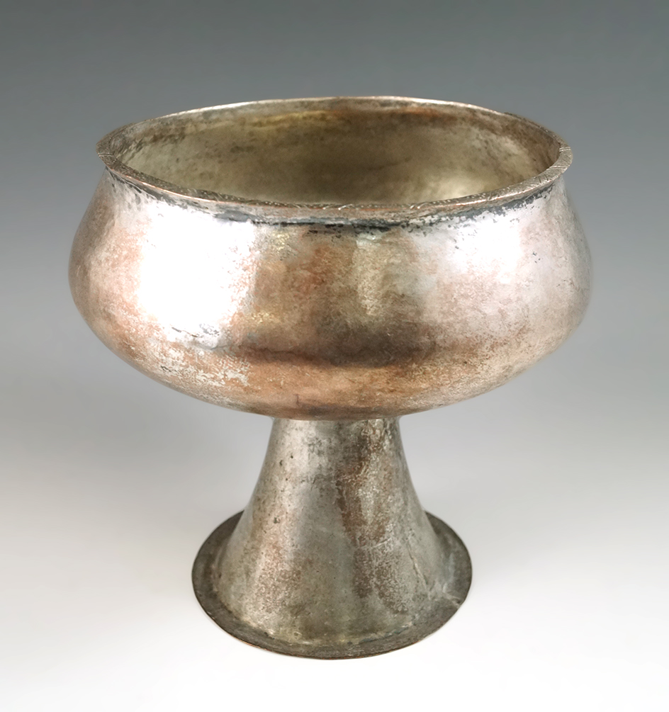 5 3/8" tall Pre-Columbian Chimu culture Chalice from Northern Peru, circa. A.D. 1000-1300. COA.
