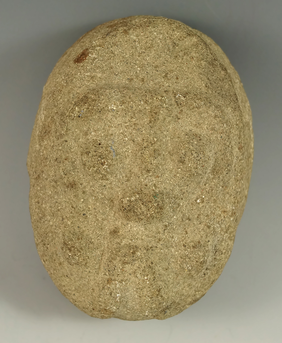 4 1/4" Long nicely carved Taino Stone Effigy found in Port-de-Paix, Haiti.