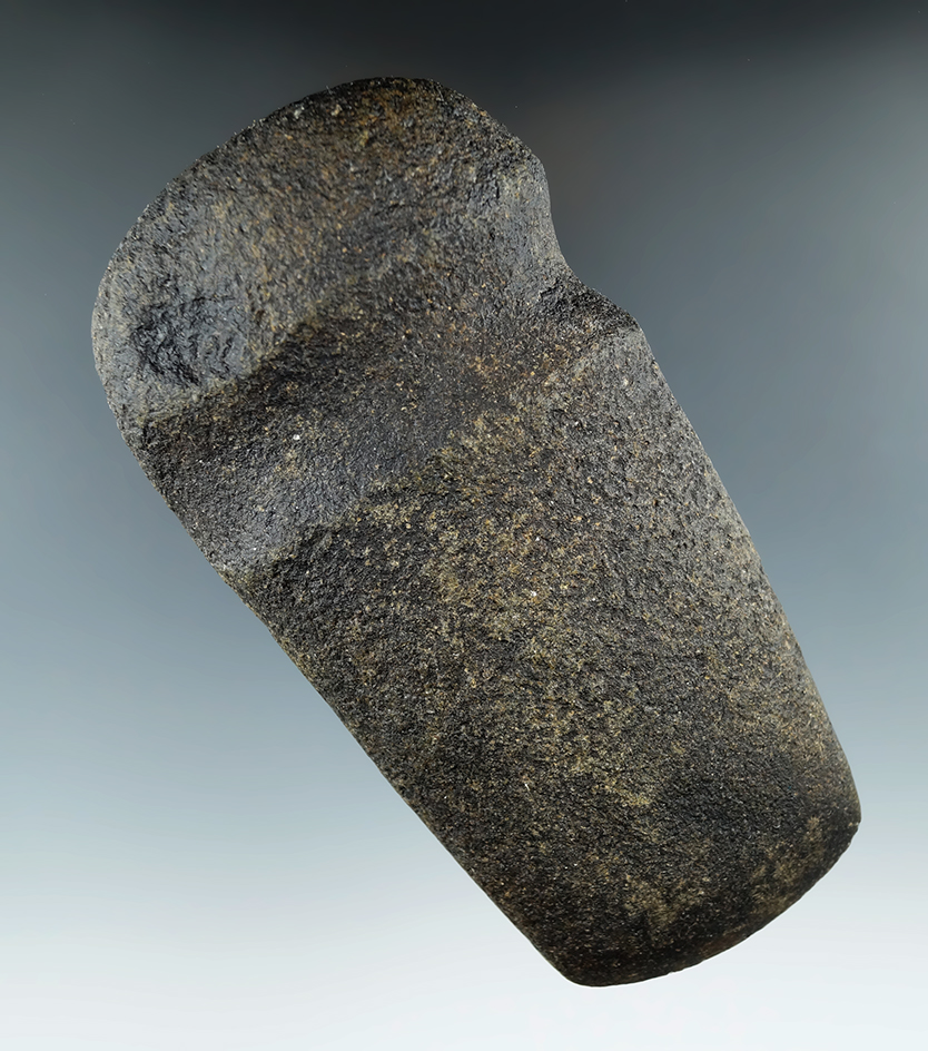 6 3/16" Long 3/4 Grooved Axe found in Perry Co., Ohio. Ex. Don Casto.