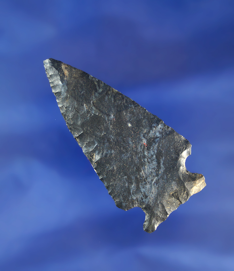 Thin and well flaked 2 5/8" Sublet Fairy made from Coshocton Flint found in Ohio.