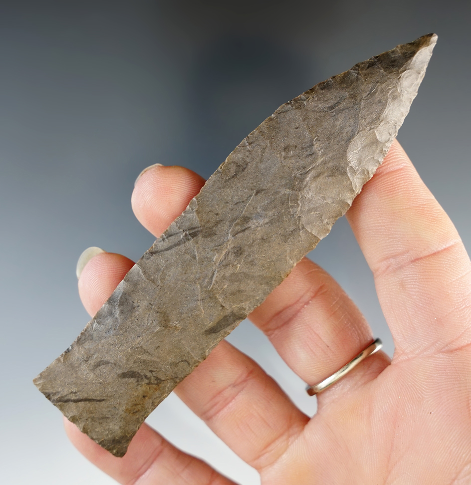 High Grade 4 1/4" Copena Classic found in Humphrey Co., Tennessee. Made from Dover chert.