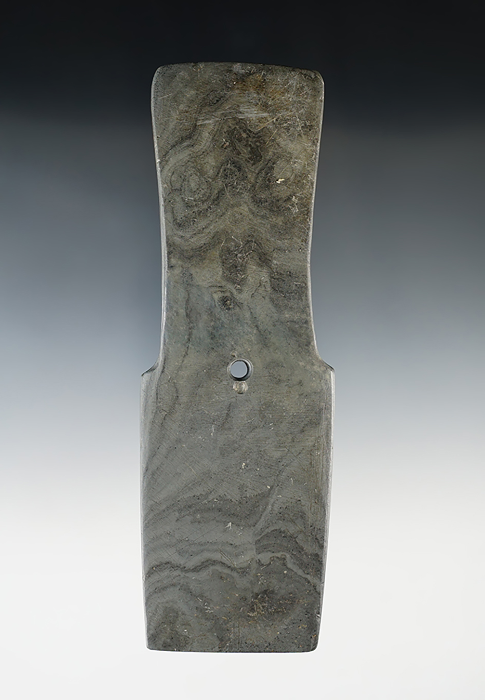 Sale Highlight! Very large 6 3/8" Shovel Pendant broken tight through the hole. Mercer Co., OH
