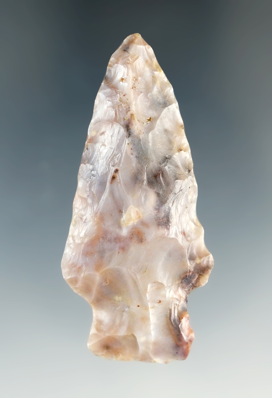 2 5/16" Heavy Duty made from beautiful Flint Ridge Flint. Found in Licking Co., Ohio.