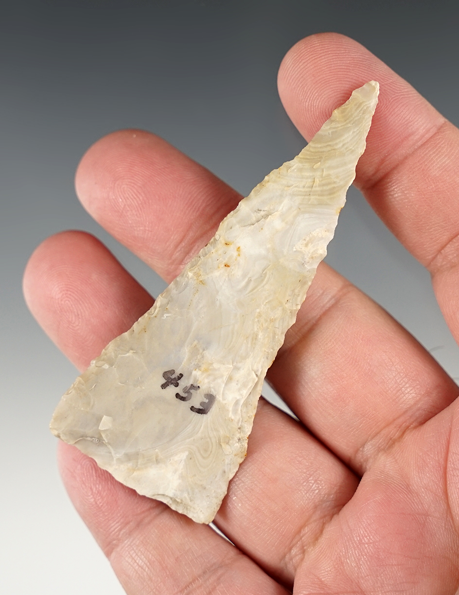 Nice 3 3/16" Triangular Knife found in Central Ohio.