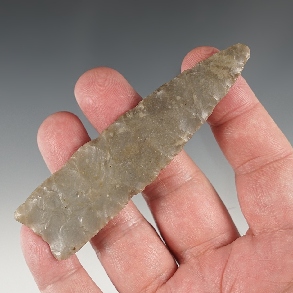 3 7/8" Scottsbluff Knife found in Hunt Co., Texas. Comes with a Rogers COA.