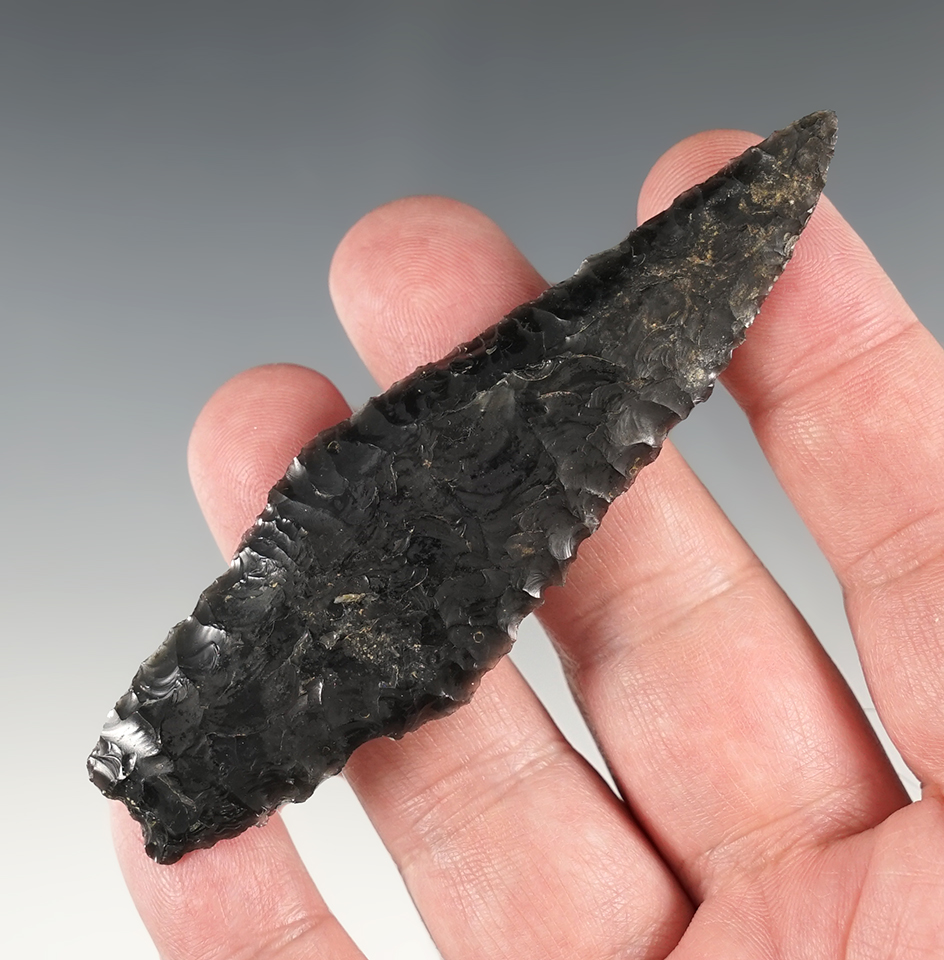 Sale Highlight! 3 3/16" Paleo Windust Contracting Stem found in Klamath Co., Oregon. COA.