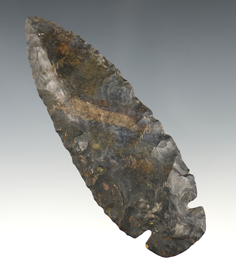 4 1/8" Classic St. Charles Dovetail. Restored down one side & corner of base - Coshocton, Ohio.