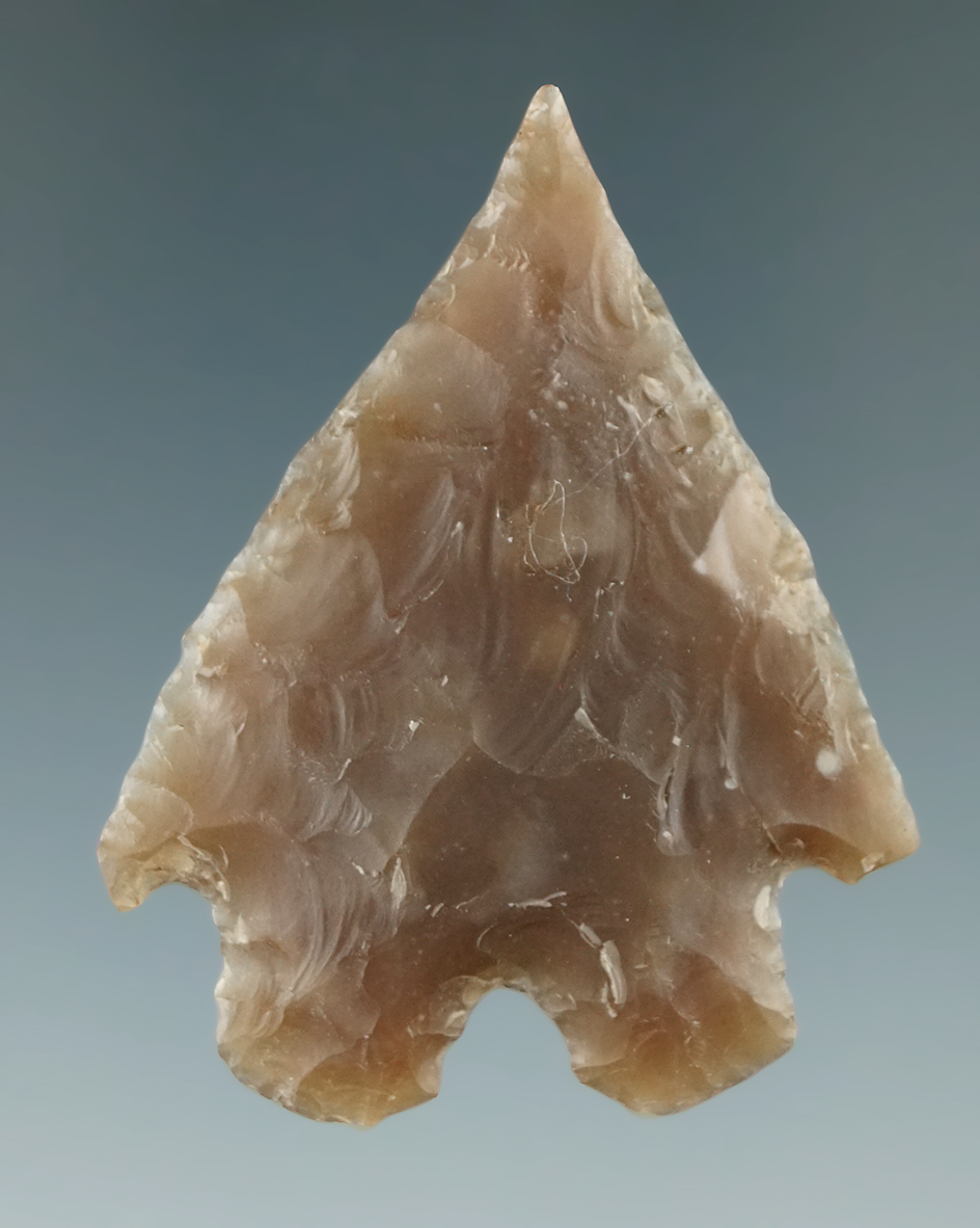 Ex. Museum! 2" Montell that is nicely flaked from high quality material found in central Texas.