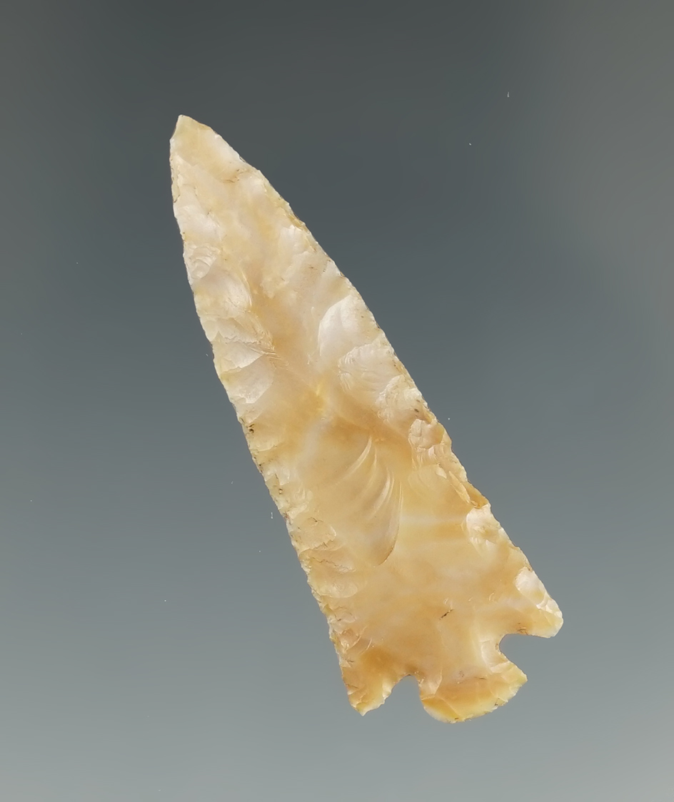 1 11/16" nicely styled Columbia Plateau found near the Columbia River, Washington. Ex. Jim Hogue