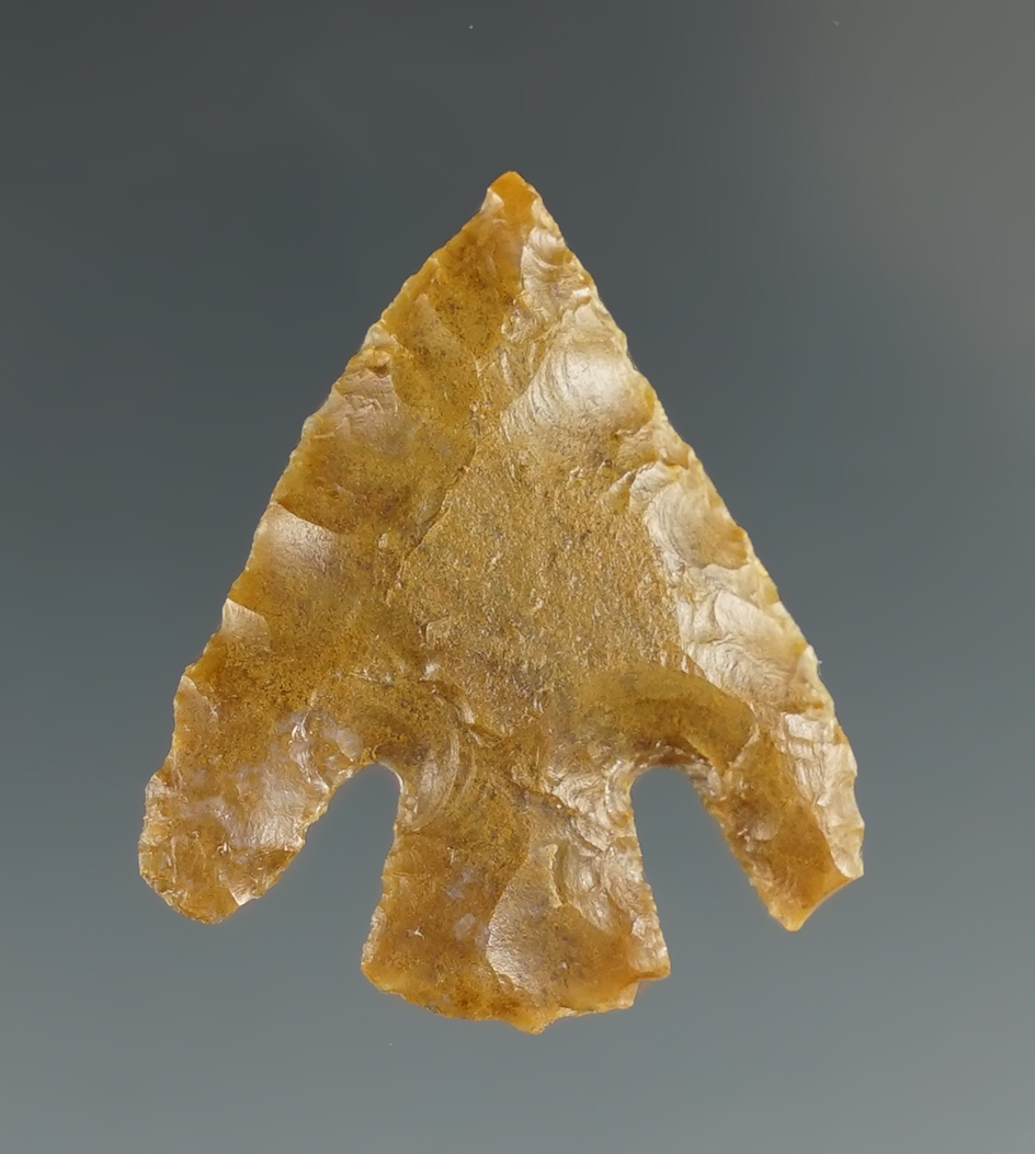 Nicely styled 1 1/8" Columbia River arrowhead made from quality material found in Washington.