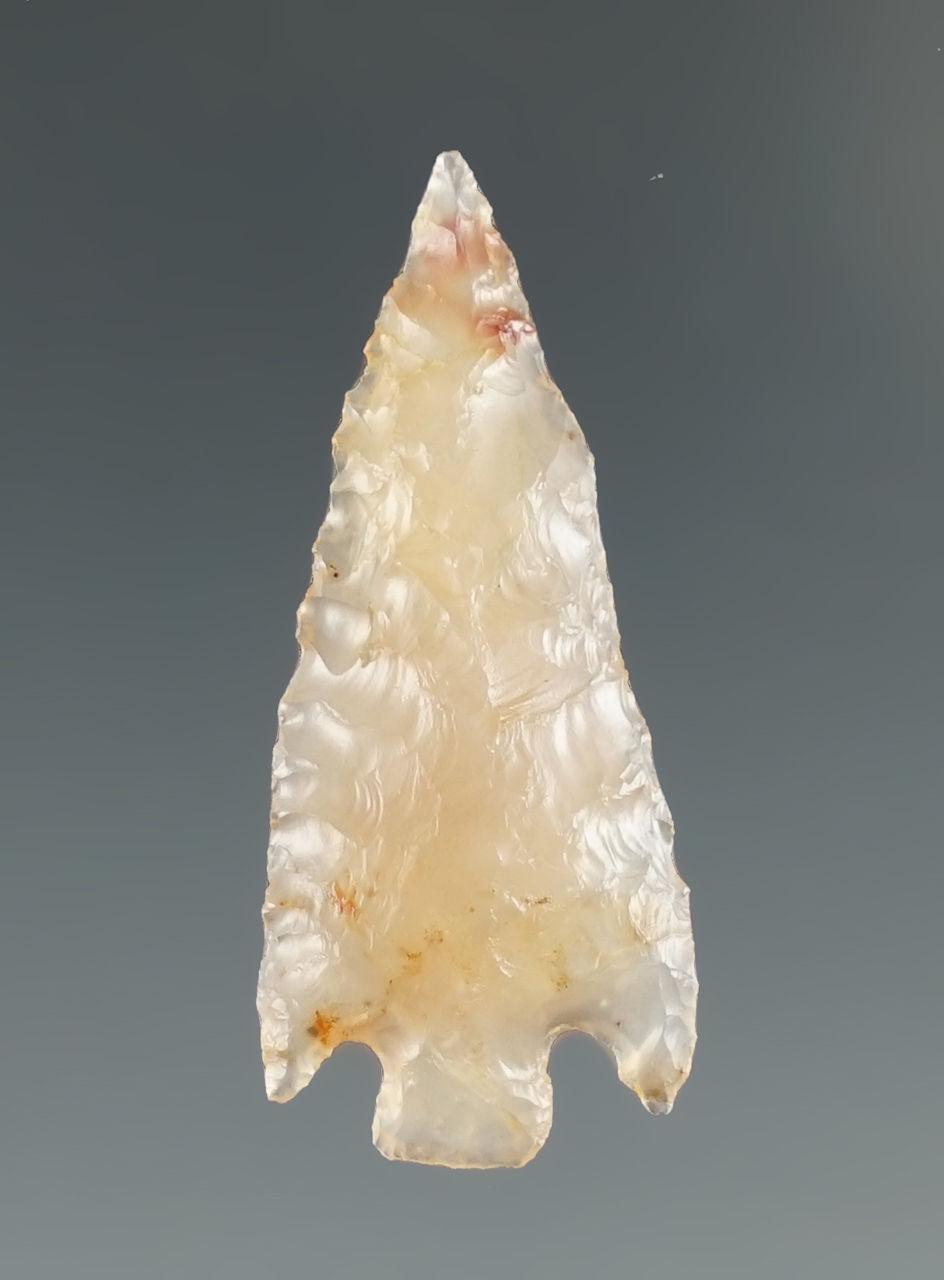 1 1/4" Columbia Plateau found near the Columbia River, Washington. Ex. Jim Hogue collection.