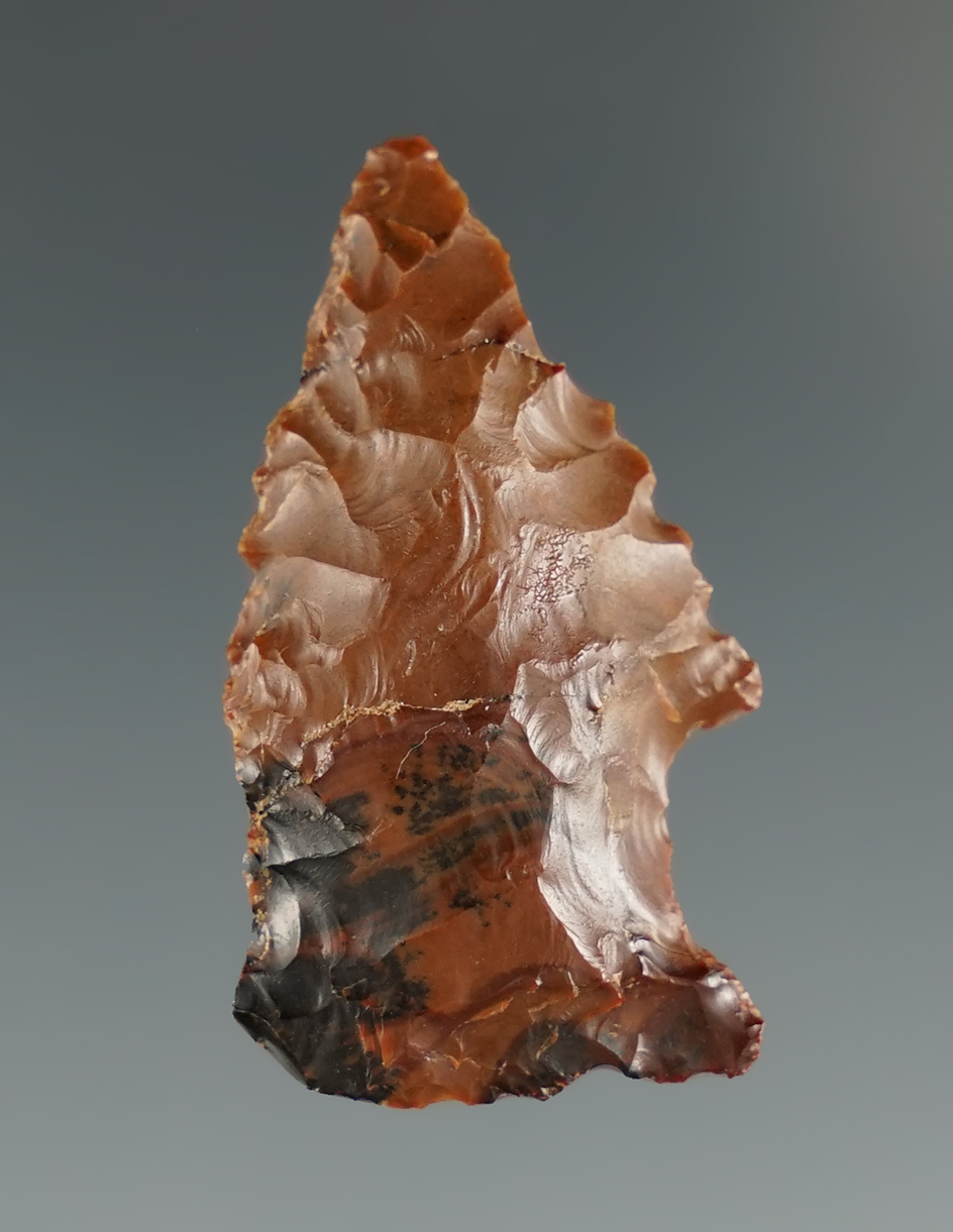 Pictured! 1 5/16" Fountain Bar made from mahogany obsidian found in southeast Oregon.