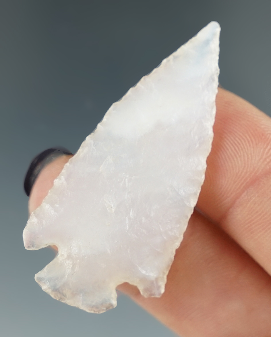 Pictured! 1 3/4" nicely styled Quilomene Bar - highly translucent chalcedony - The Dalles, Oregon.