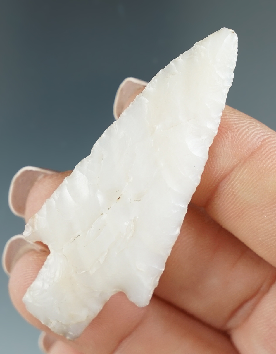 Pictured! Excellent style and flaking on this 2 3/16" Wallula Gap Rectangular Stem  Knife - Oregon.