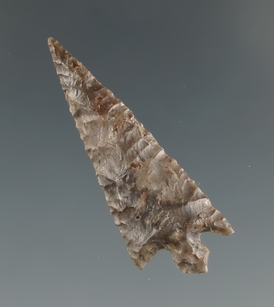 1 3/8" Columbia Plateau in nice condition found near the Columbia River. Ex. Jim Hogue collection.