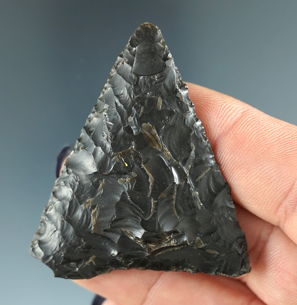 2" Triangular Knife found near the Columbia River. Ex. Jim Hogue collection.