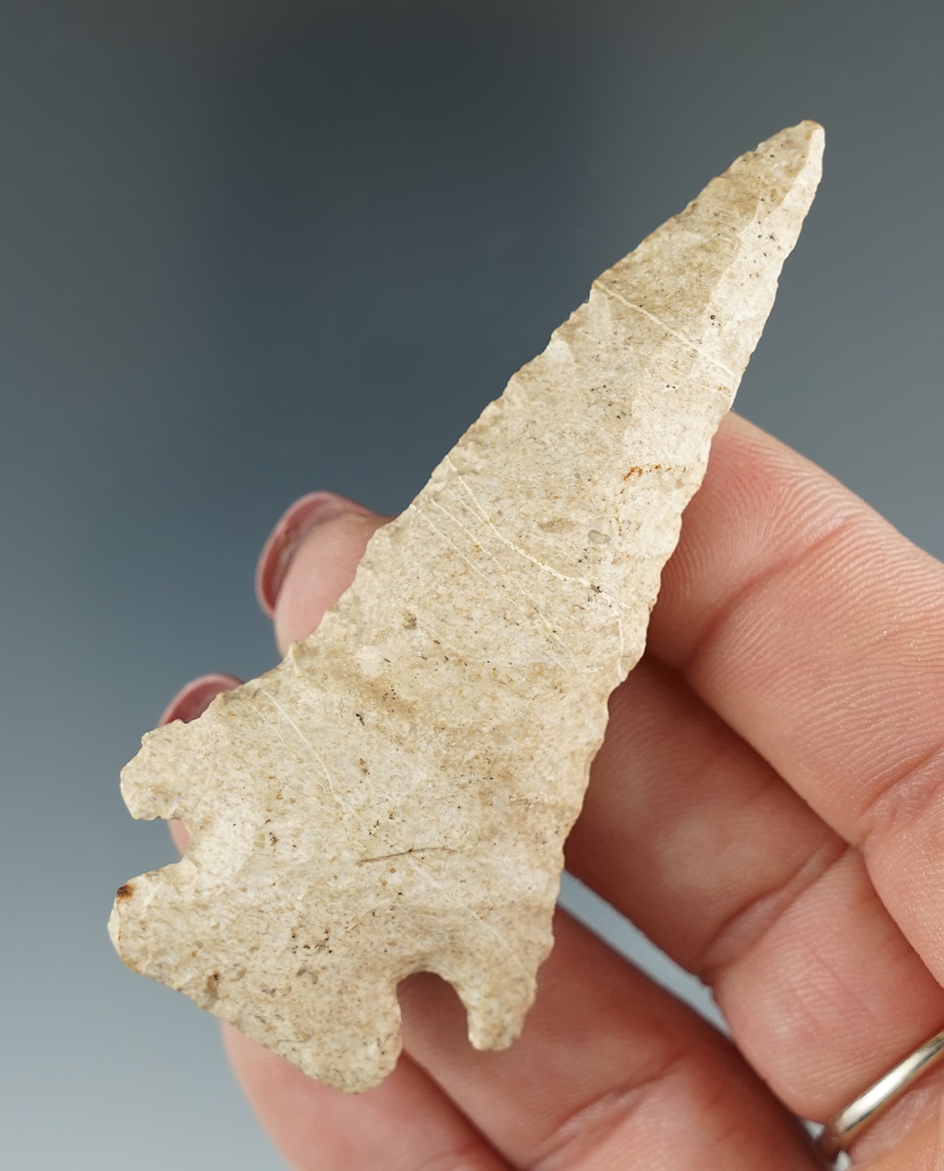 2 7/8" beveled Archaic Knife found in Anderson Co.,Kentucky.