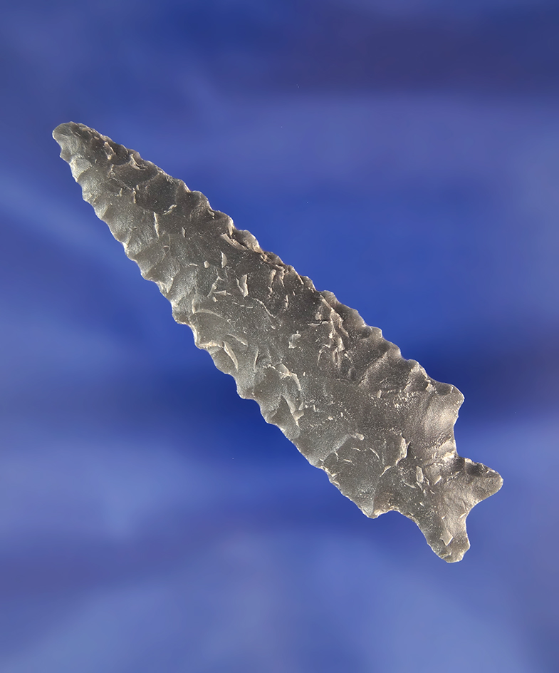 Excellent serrations on this 2 7/8" found near Fort Rock Oregon.