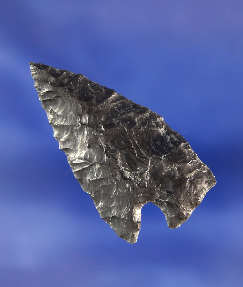 1 1/2" Fountain Bar made from Obsidian found near the Columbia River, Oregon..