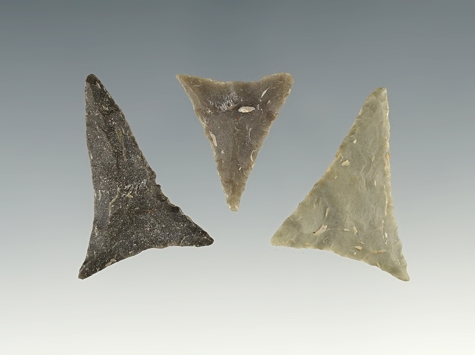 Set of 3 Midwest Triangle points in nice condition.