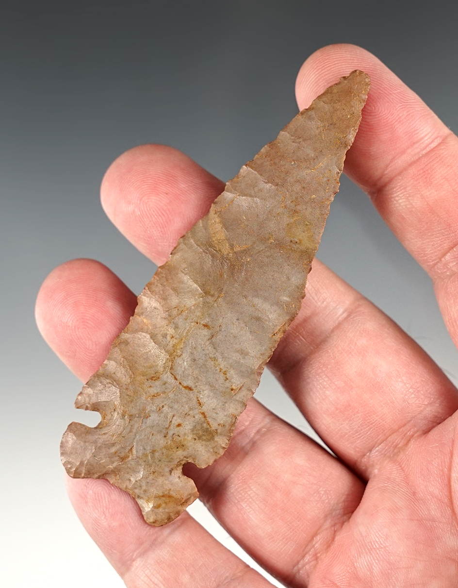 Well made 3 9/16" Big Sandy - Kentucky. Dickey COA.