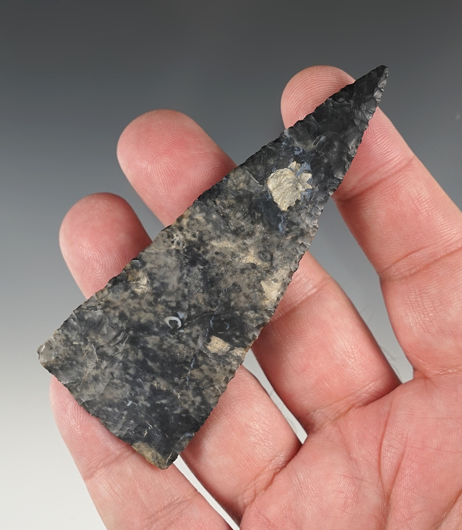 3 5/8" Fine Ft. Ancient Triangle Knife. Ohio.