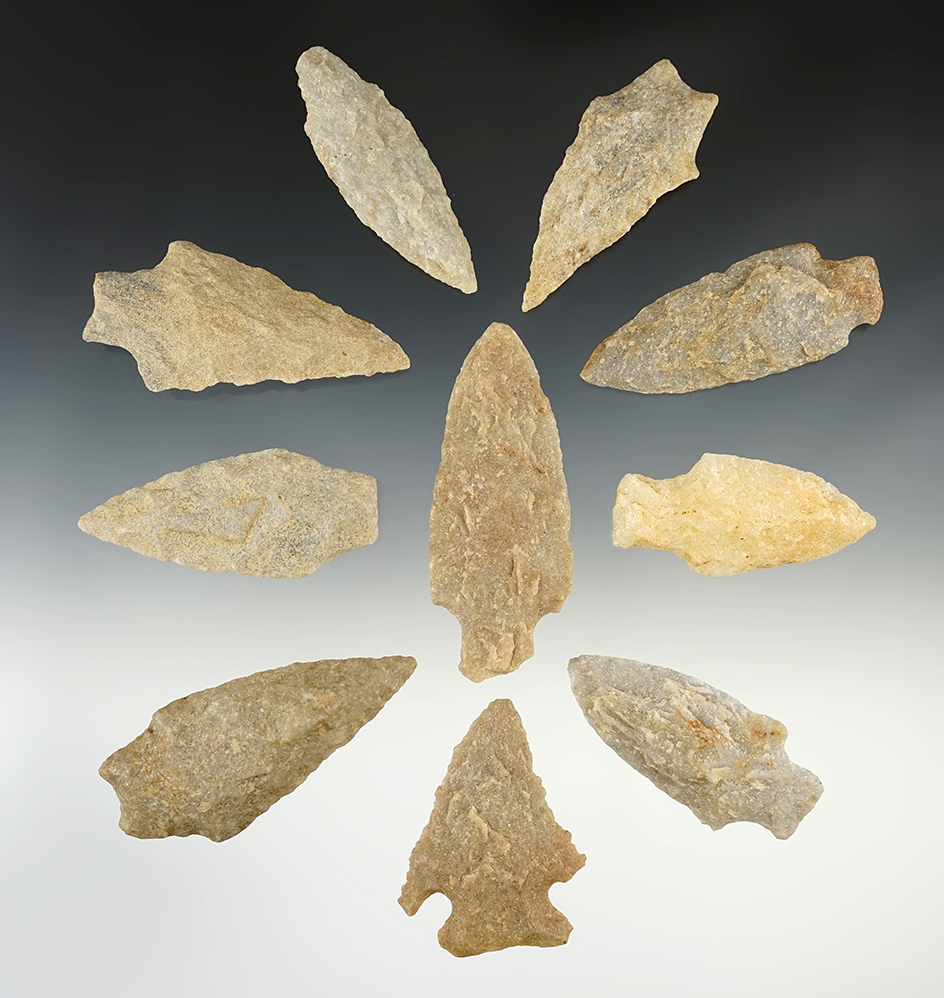 Set of 10 nice points found in the Eastern U.S.