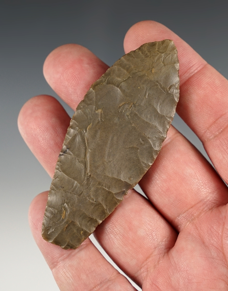 3 1/8" Agate Basin - Indiana/Kentucky. Butler COA.