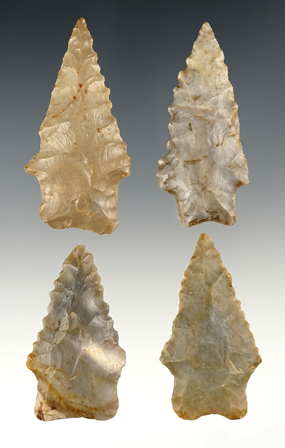 Set of 4 Ohio Heavy Duty points - Largest is 2 1/16".