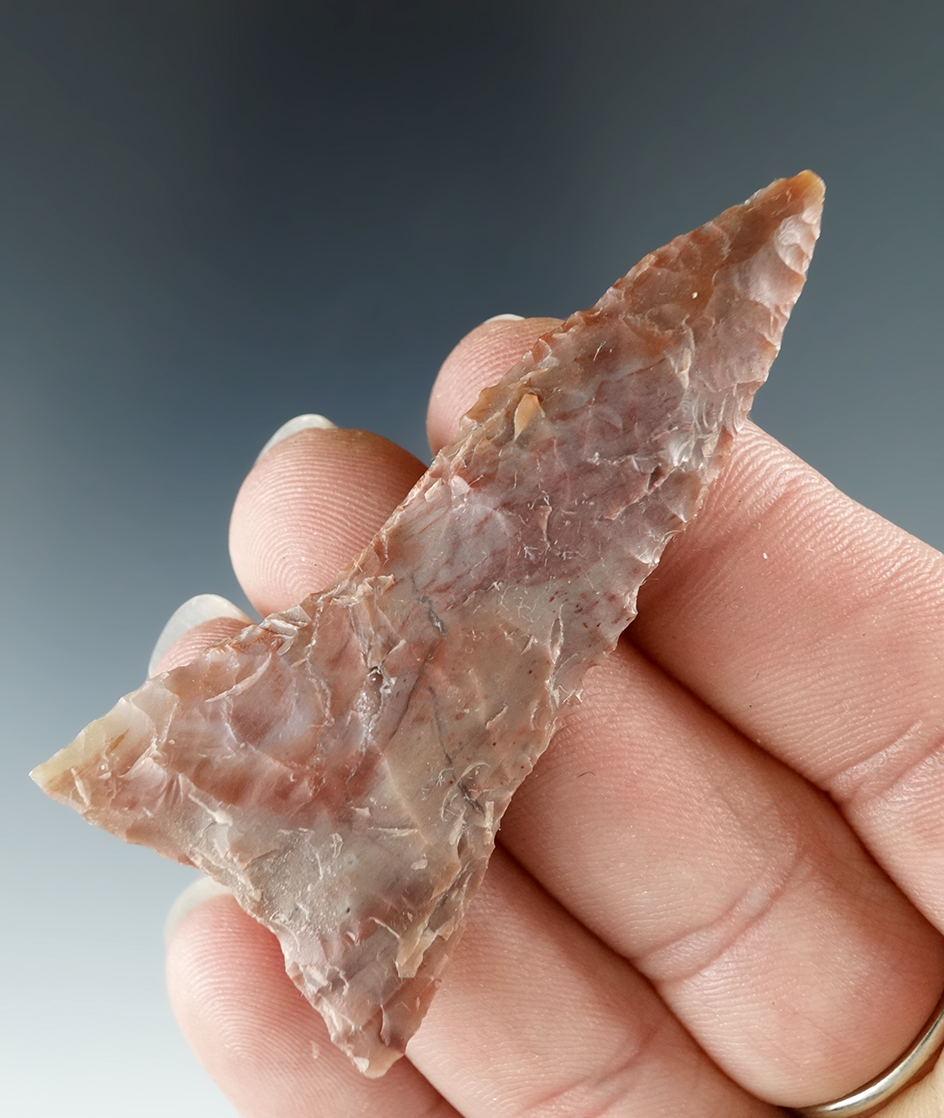 2 7/16" Columbia Mule Ear Knife made from attractive material found near the Columbia River.