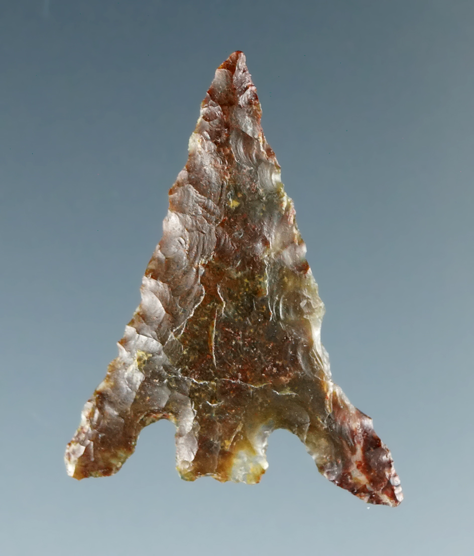 1" Eastgate made from brown and clear agate found near the Columbia River.