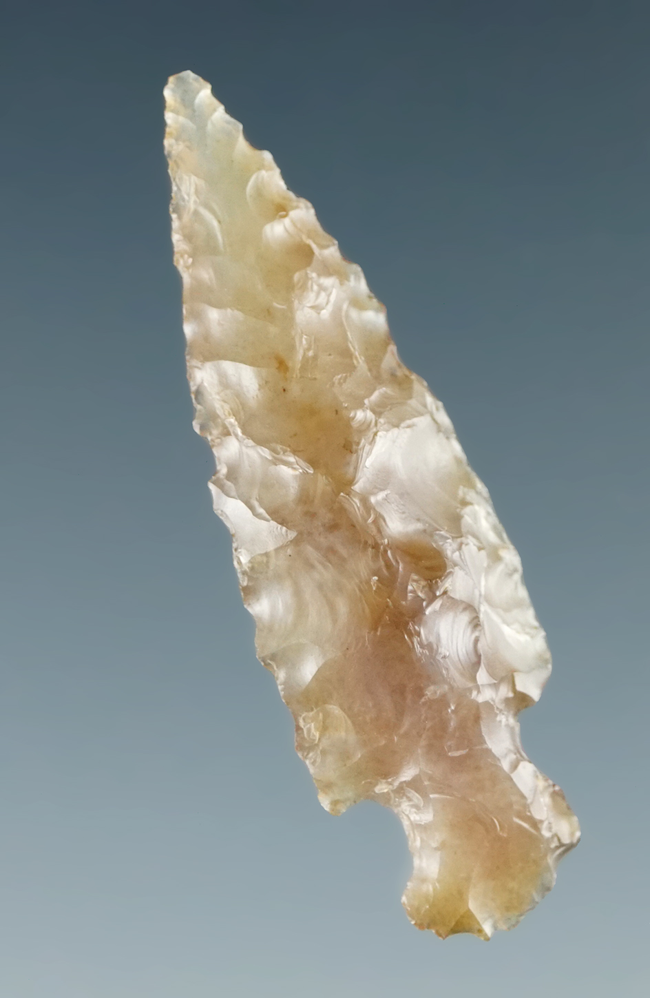 1 1/4" Klickitat Dagger made from attractive semi translucent agate found near the Columbia River.