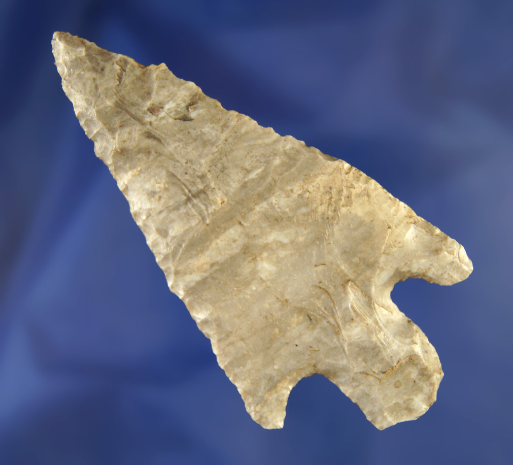 3 1/2" Buck Creek made from Upper Mercer Flint found near Fort Recovery Ohio.