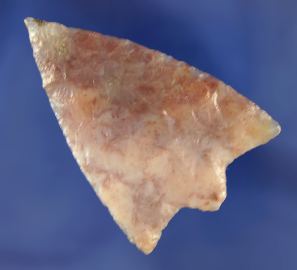 Excellent flaking and beautiful material on this 1 15/16". Ex. Robert E. Barr, pictured