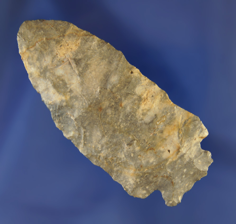 2 1/2" Coshocton Flint Cornernotch found in Ohio.