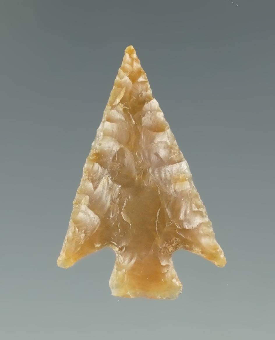 1" Columbia Plateau made from semi-translucent Agate.