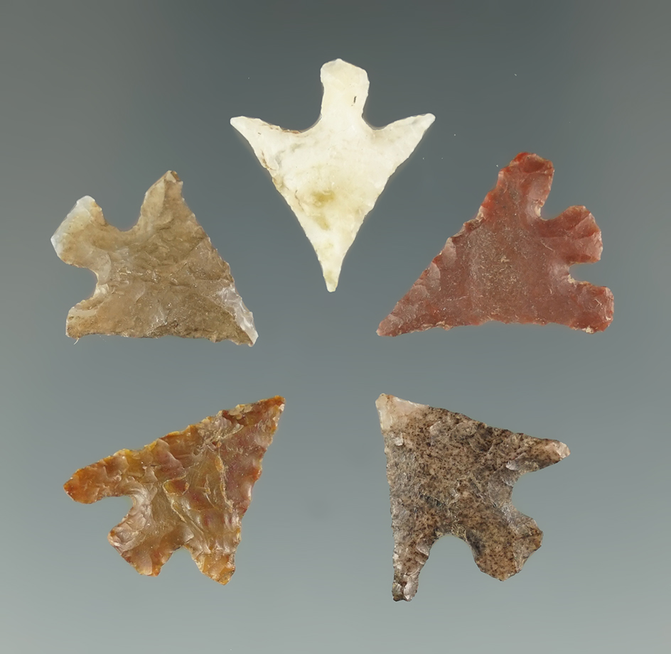 Group 5 Gempoints found near the Columbia River, largest is 11/16".