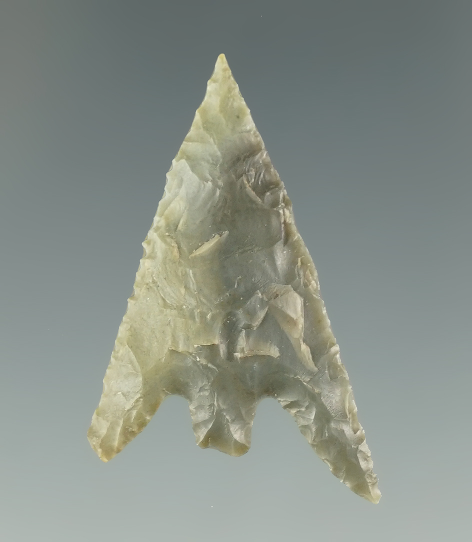 1 3/8" Gunther made from beautiful green Franciscan Chert, found in Southern Oregon.