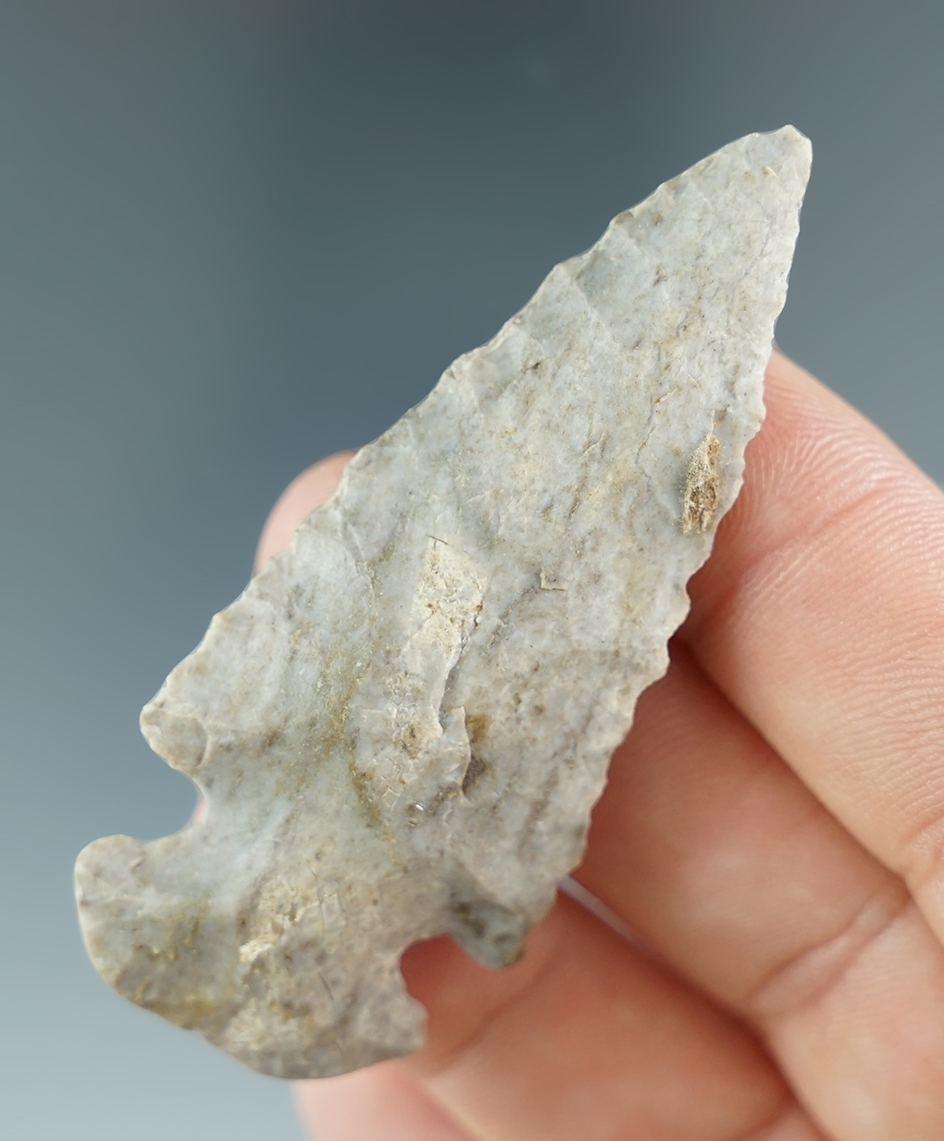 2 1/2" Dovetail made from Attica Chert, found in Indiana.