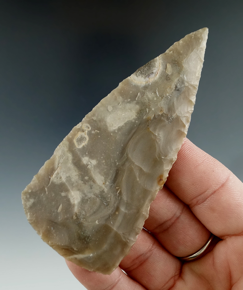 Ex. Museum! Thin and well flaked 3 9/16" Blade found in Texas.