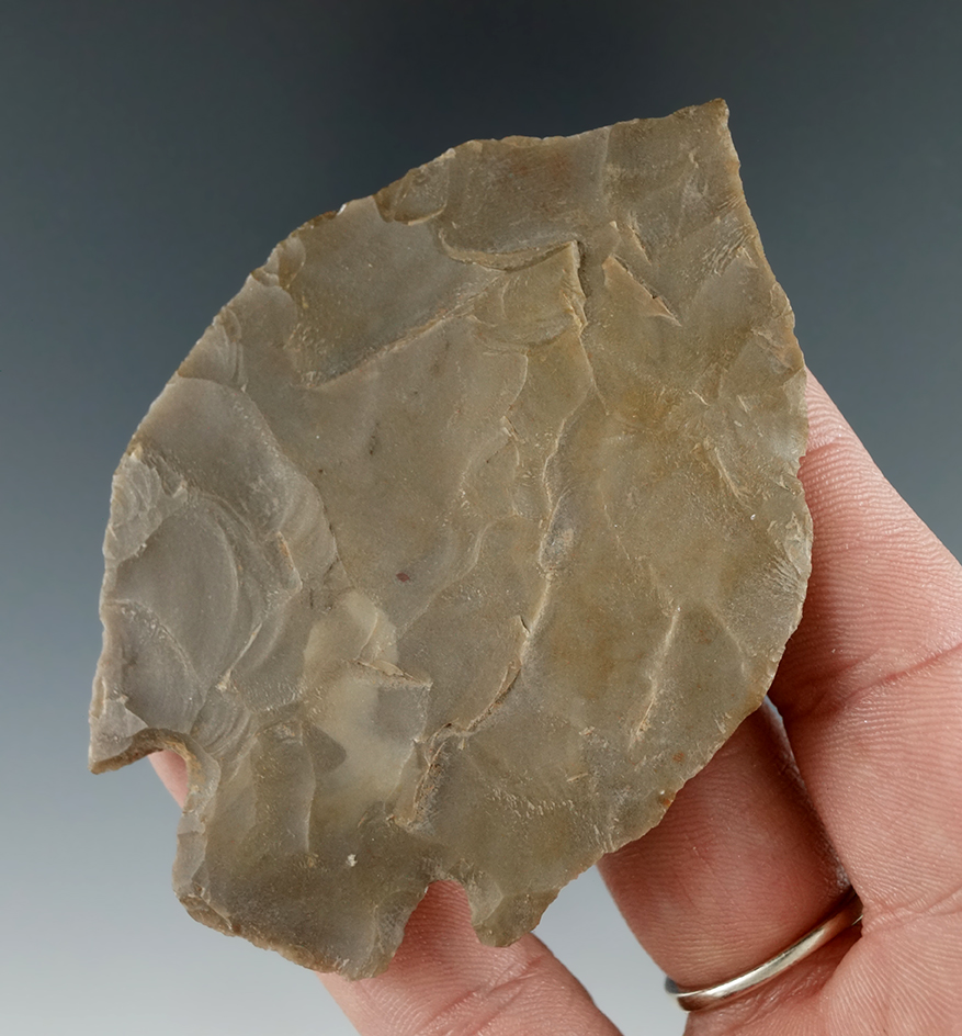 3" Basal notch Knife found in Texas.