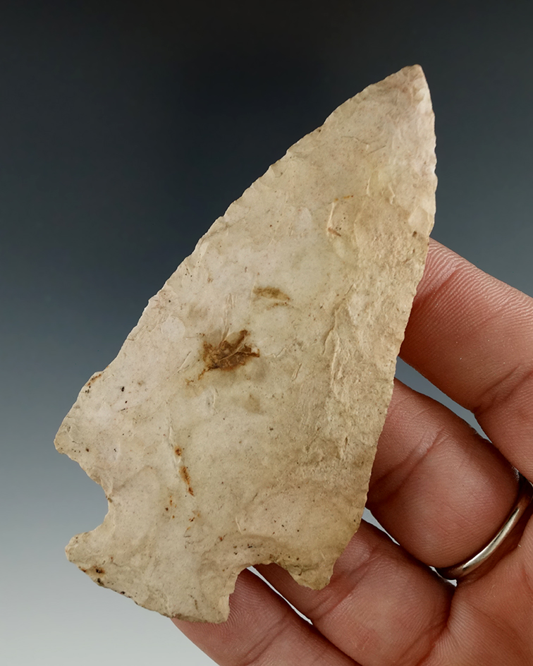 3 3/8" Hopewell found in Adams Co., Illinois.