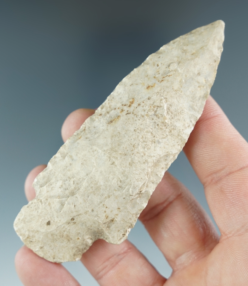 3 11/16" stemmed knife found in Brown County Illinois.