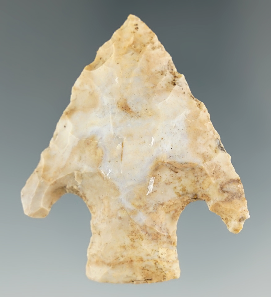 2 1/4" stemmed knife found in Kimble County Texas.