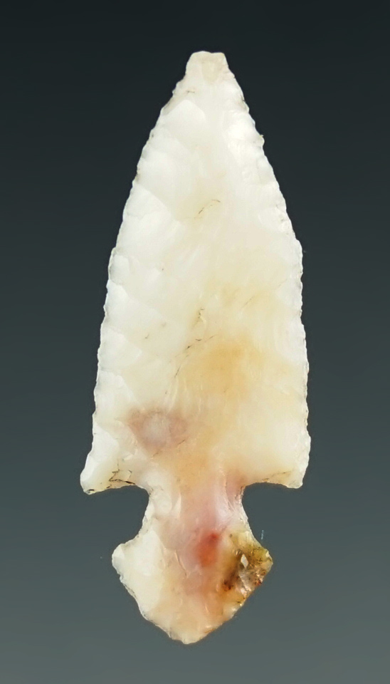 1" Klickitat Dagger - attractive white agate found near the Klickitat River, Washington. Pictured!