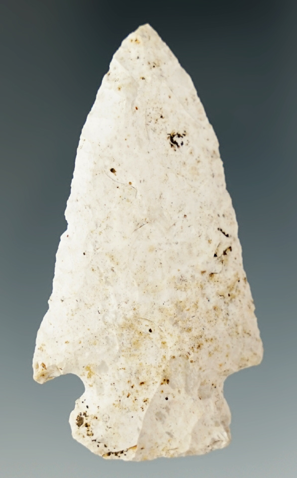 2 3/8" Cornernotch points found in Brown County Illinois.