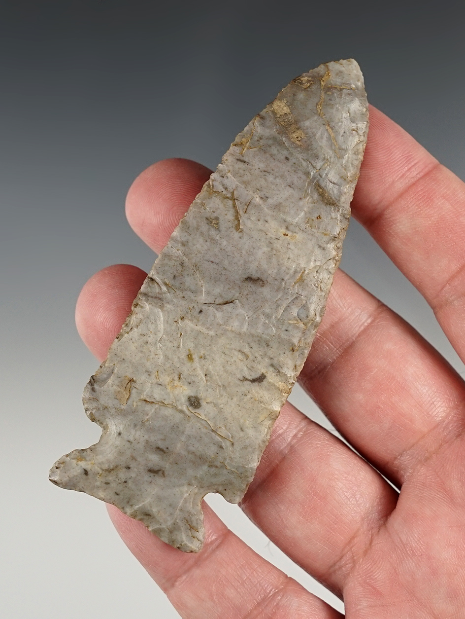 3 13/16" well made Stilwell found in Pickaway Co., Ohio. Comes with Davis, Jackson COA's.