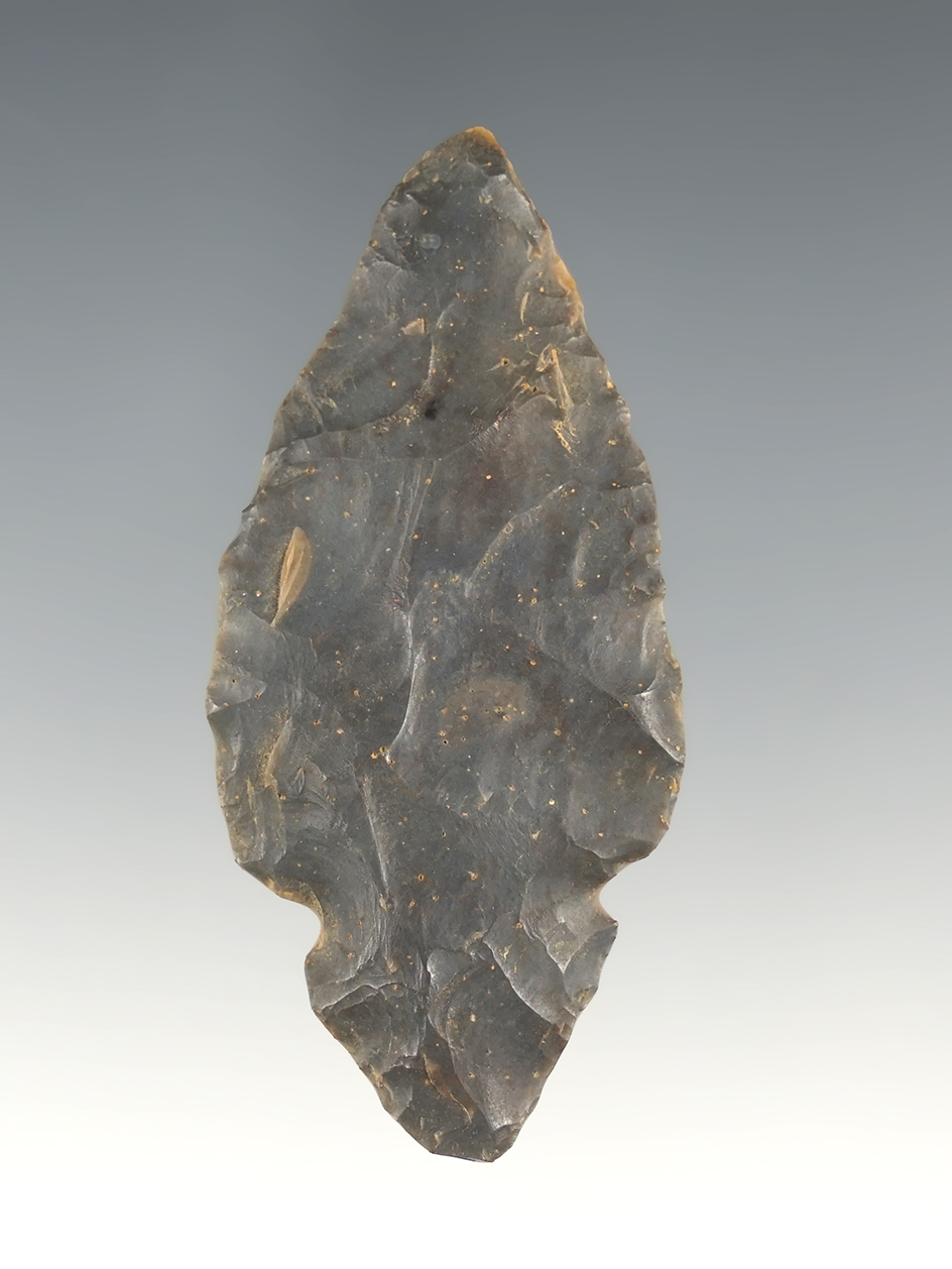 2 7/16" Kentucky Turkeytail made from Hornstone.