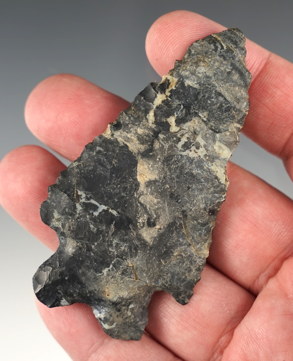 Nicely styled 3 1/16" Ohio MacCorkle made from a beautiful grade of Coshocton flint.